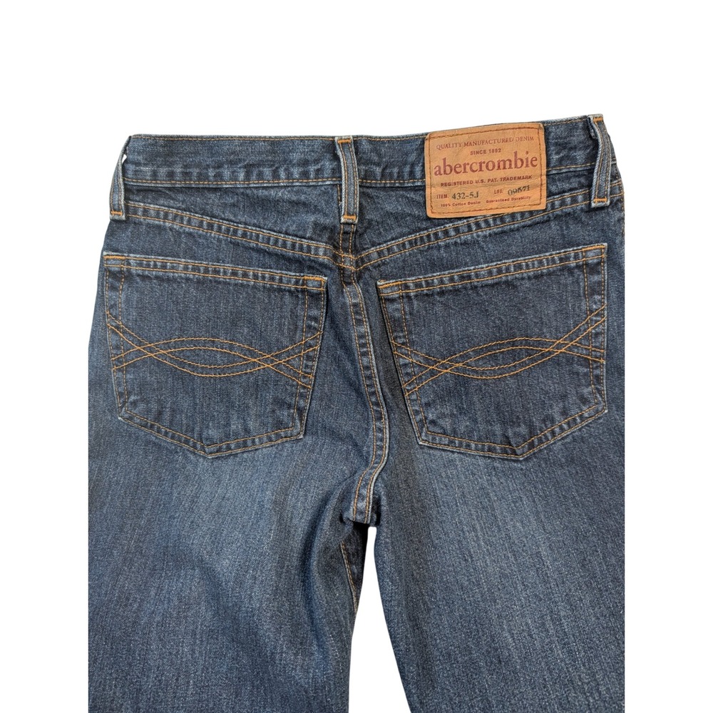 Abercrombie Girls Flare Jeans 14 Indigo Blue 432-5J